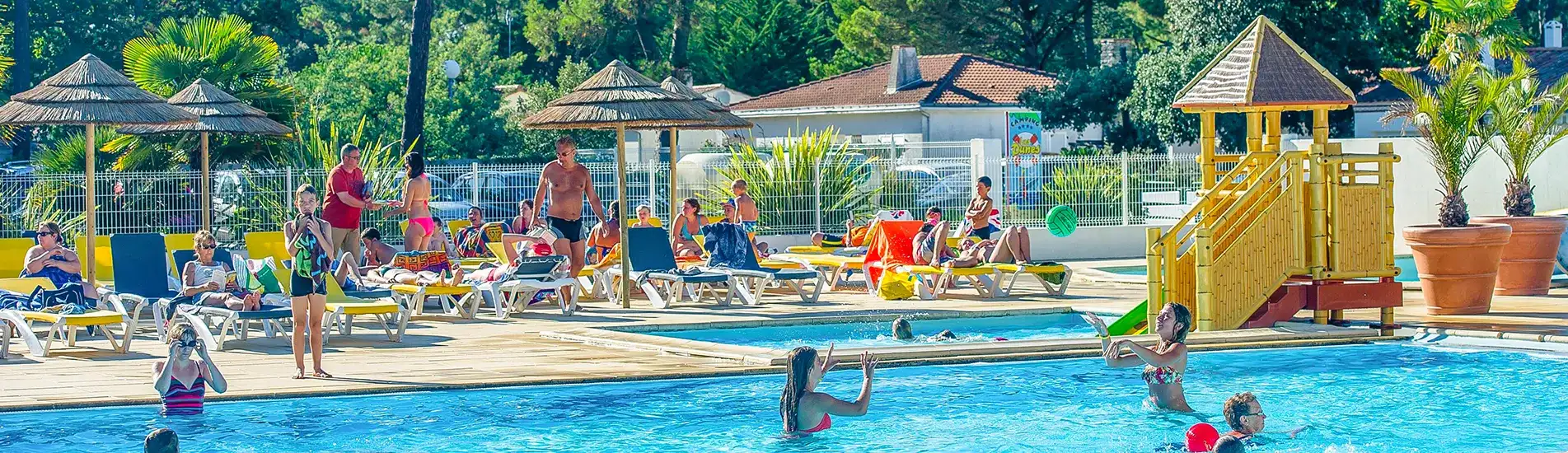 camping heated pool vendee